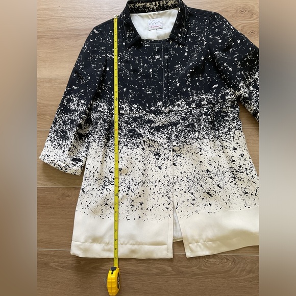 NWOT Lee Anderson Couture Silk Jacket M - Picture 12 of 14